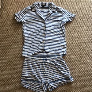 J.Crew striped pajama set